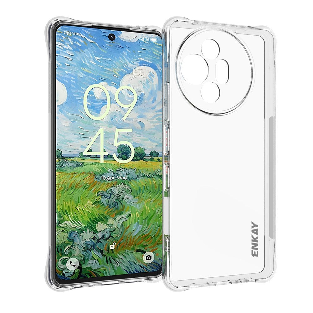 TCL 50 Pro Nxtpaper (5G) Enkay Anti-Slip Plastic Case - Transparent
