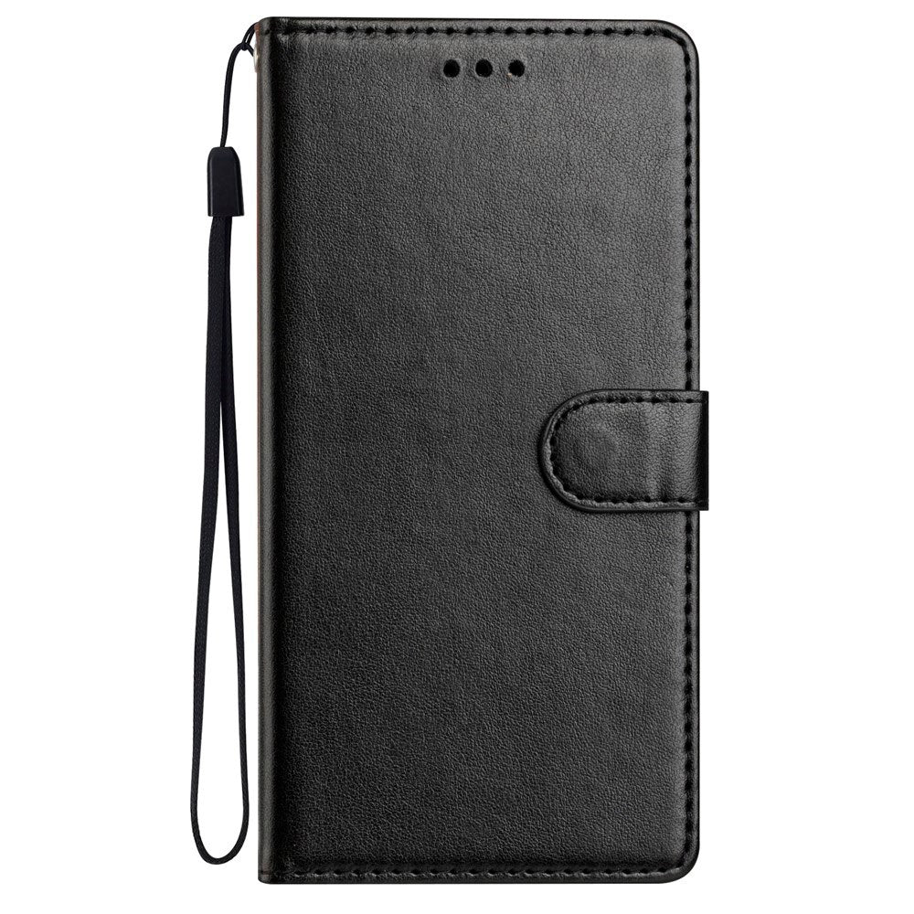 EIDERWOOD Xiaomi Redmi Note 14 Pro (5G) / Poco X7 Faux Leather Flip Case with Strap - Black