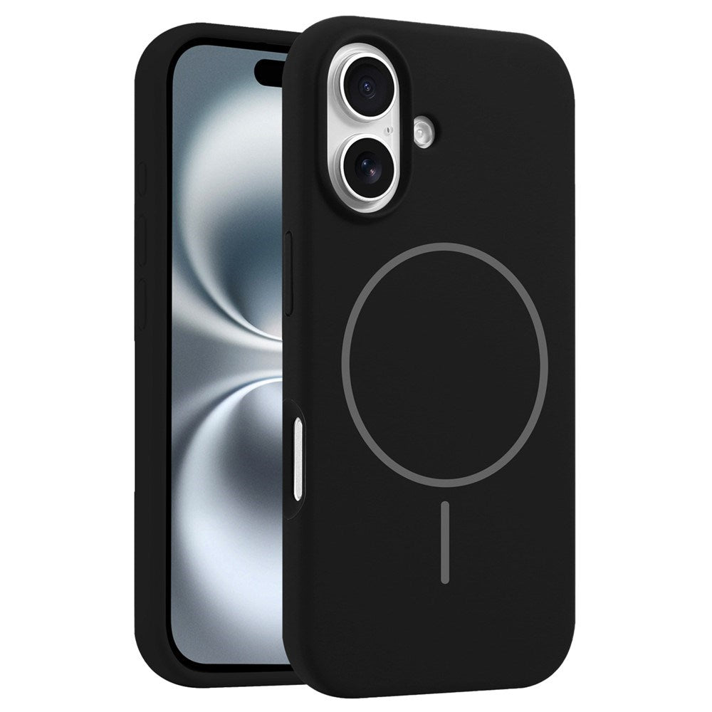 EIDERWOOD iPhone 16 Silicone Case - MagSafe Compatible - Black
