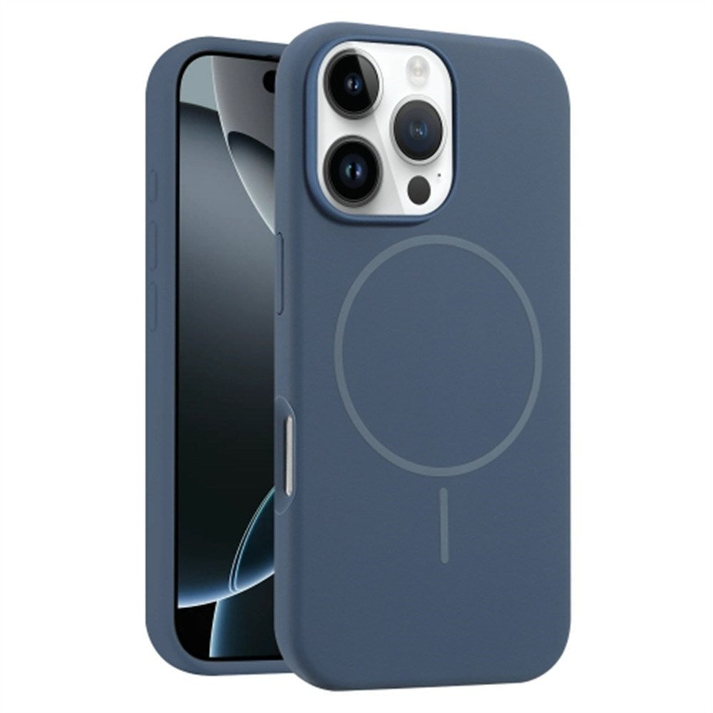 EIDERWOOD iPhone 16 Pro Max Silicone Case - MagSafe Compatible - Dark Blue