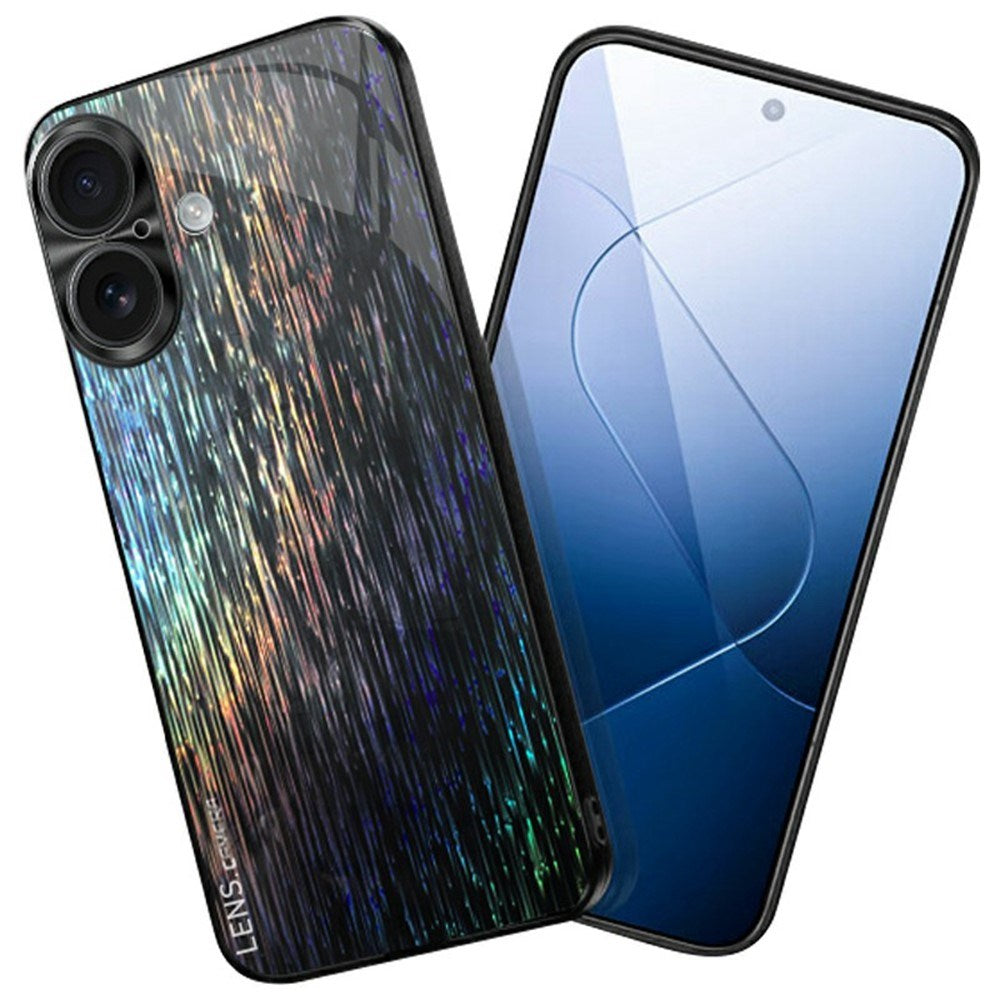 EIDERWOOD iPhone 16 Reflective Hard Plastic Case - Black