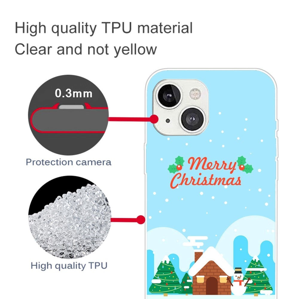 iPhone 14 Flexible Plastic Christmas Case - Christmas House