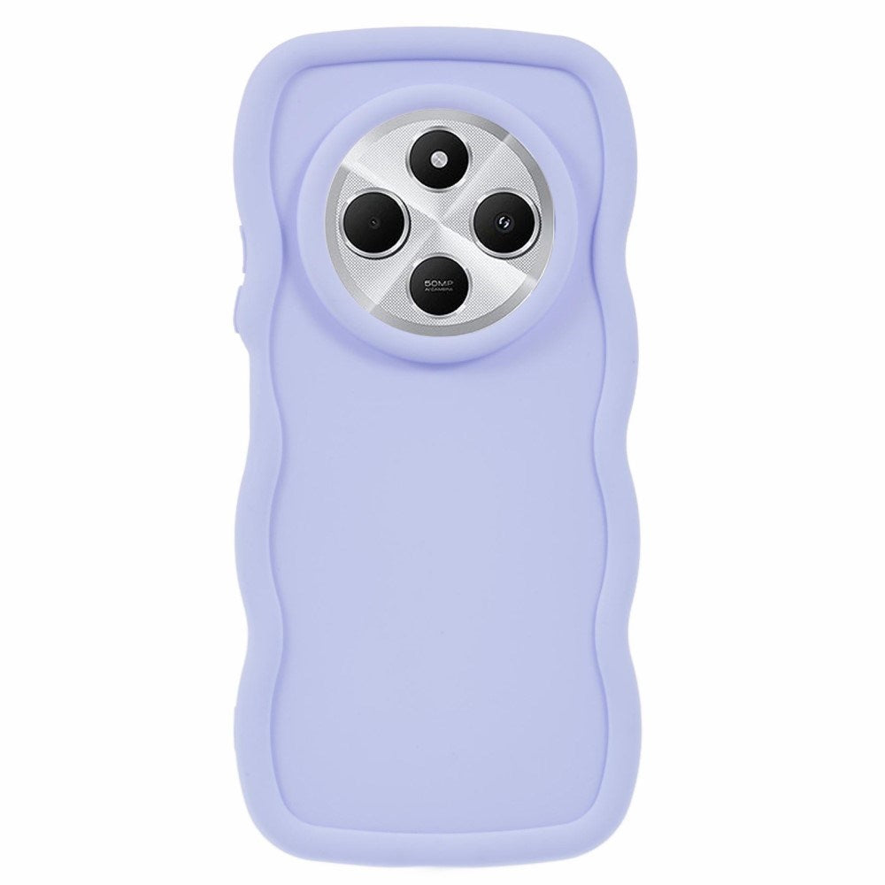 EIDERWOOD Xiaomi Redmi 14C Flexible Plastic Wavy Case - Purple