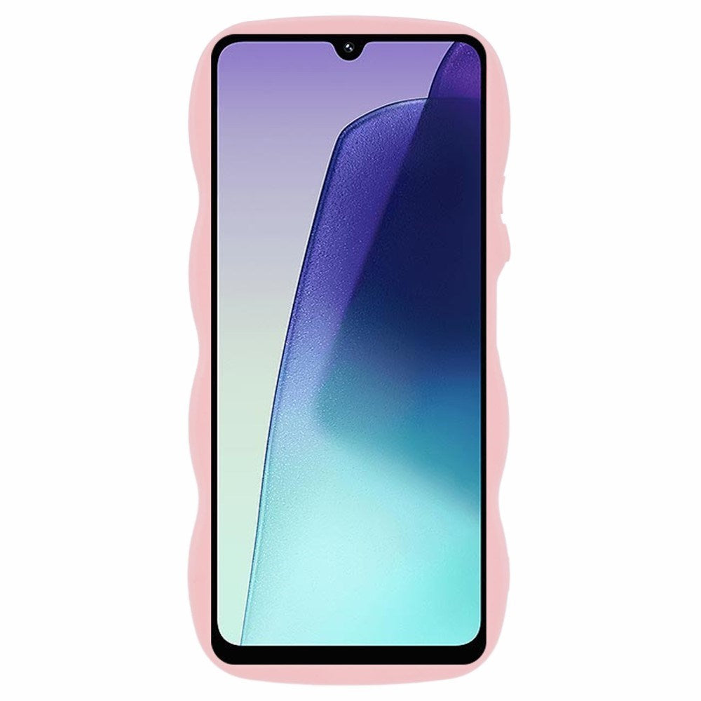 EIDERWOOD Xiaomi Redmi 14C Flexible Plastic Wavy Case - Pink