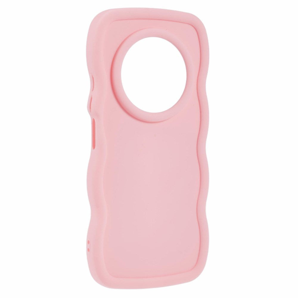 EIDERWOOD Xiaomi Redmi 14C Flexible Plastic Wavy Case - Pink
