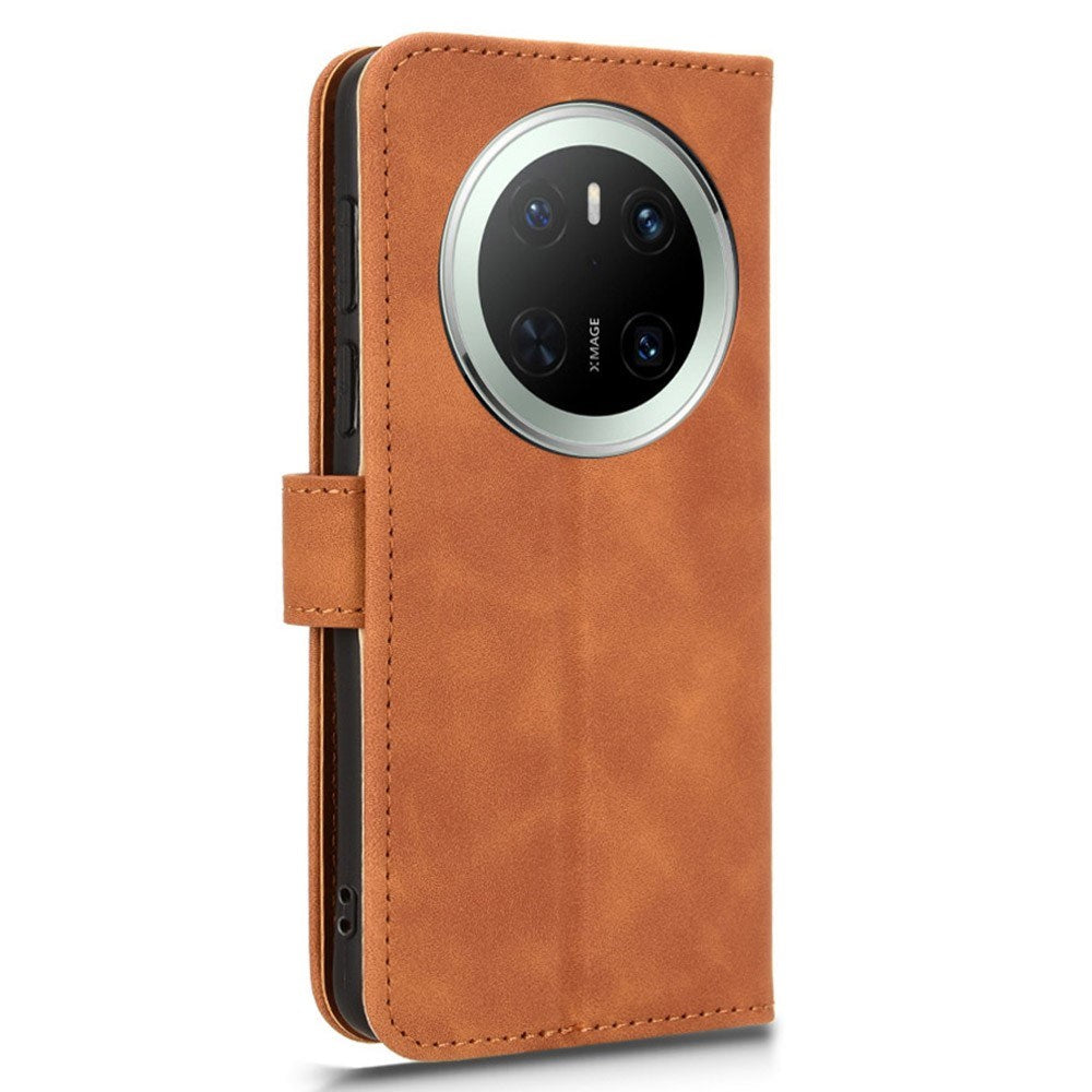 EIDERWOOD Huawei Mate 70 Faux Leather Flip Case with Cardholder & Stand Function - Brown