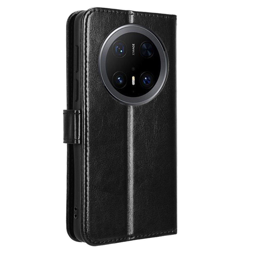 EIDERWOOD Huawei Mate 70 Pro+ / 70 Pro Faux Leather Flip Case with Strap - Black