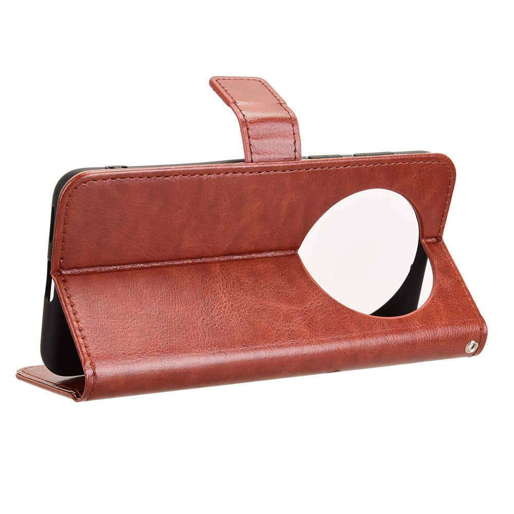 EIDERWOOD Huawei Mate 70 Pro+ / 70 Pro Faux Leather Flip Case with Strap - Brown