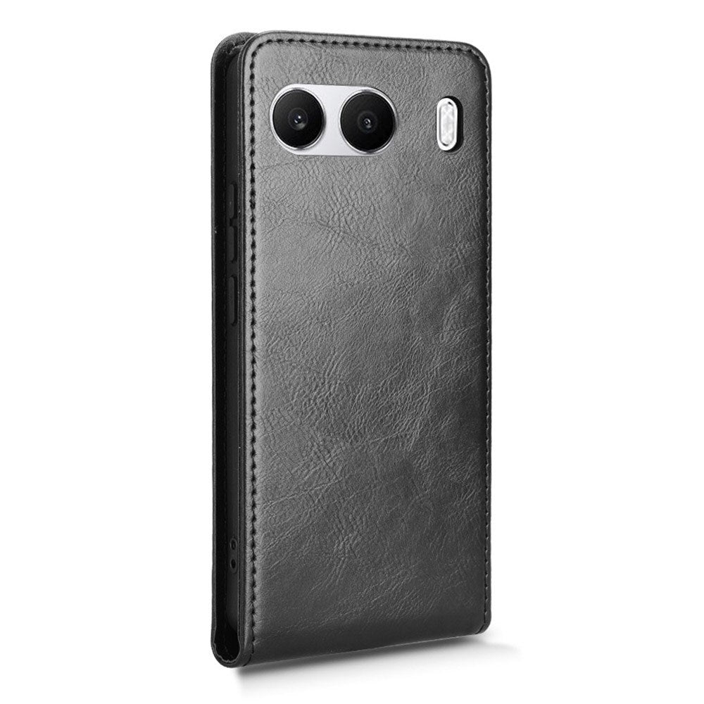 EIDERWOOD OnePlus Nord 4 Vertical Flip Case with Card Holder - Black
