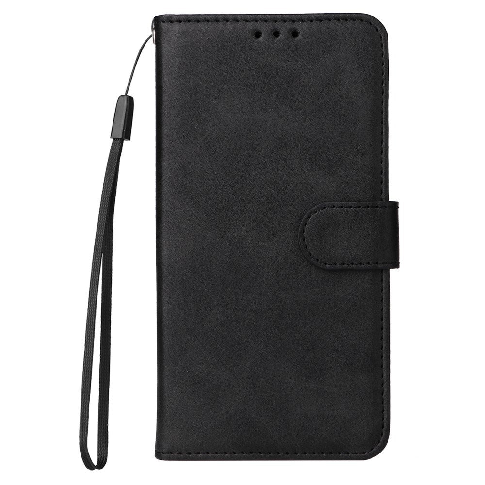 EIDERWOOD Honor Magic7 Lite Faux Leather Flip Case with Strap - Black