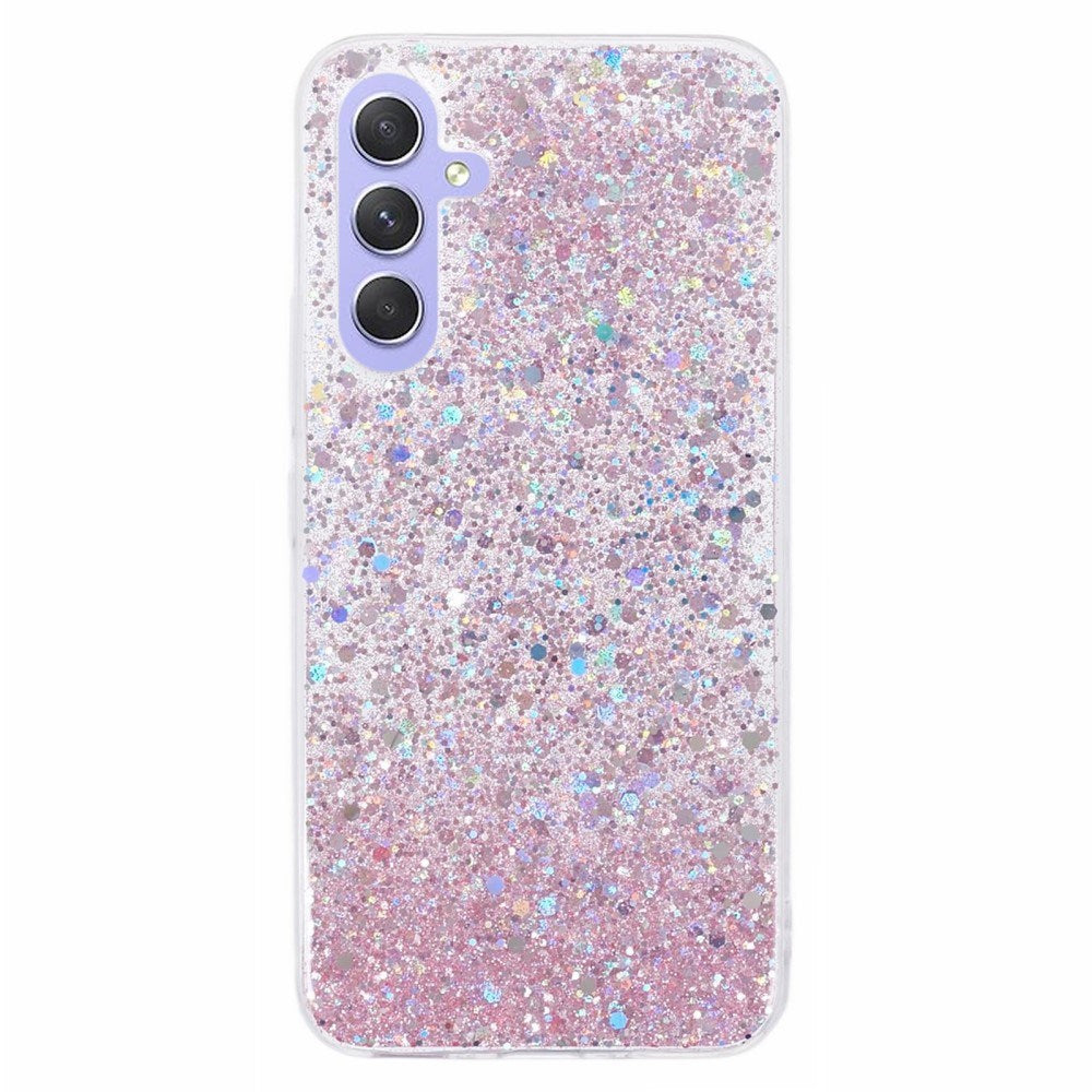 EIDERWOOD Samsung Galaxy A26 (5G) Flexible Plastic Case with Glitter - Pink