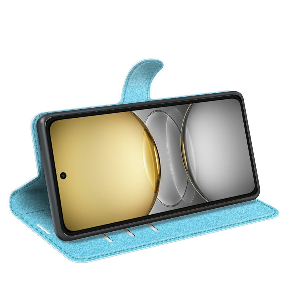 EIDERWOOD Realme C75 Faux Leather Flip Case with Cardholder & Stand Function - Blue