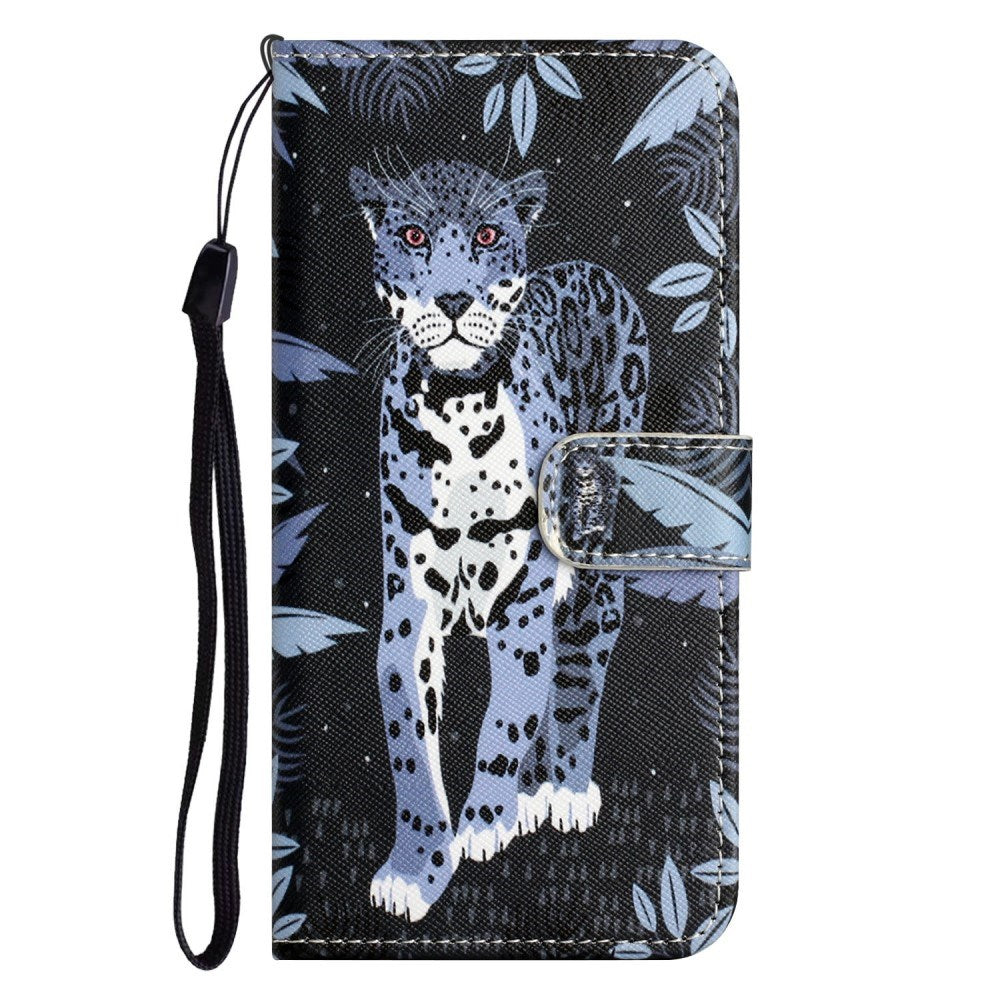 EIDERWOOD Motorola Moto G15 / G15 Power Faux Leather Flip Case with Design - Leopard