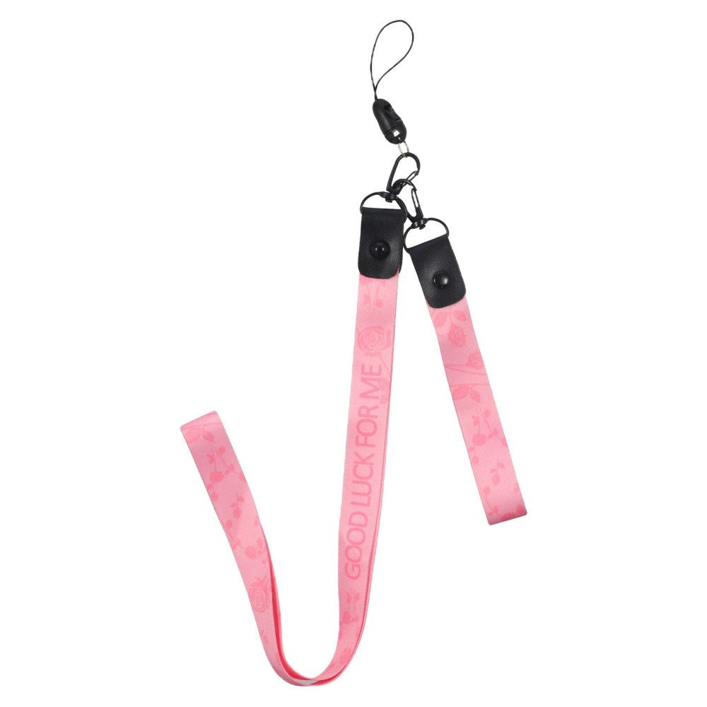 OnePlus 13R Flexible Plastic Case with 2 x Lanyard - Pink