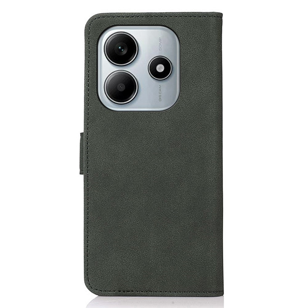 Xiaomi Redmi Note 14 (5G) KHAZNEH Faux Leather Flip Case with Card Holder & Stand Function - Green