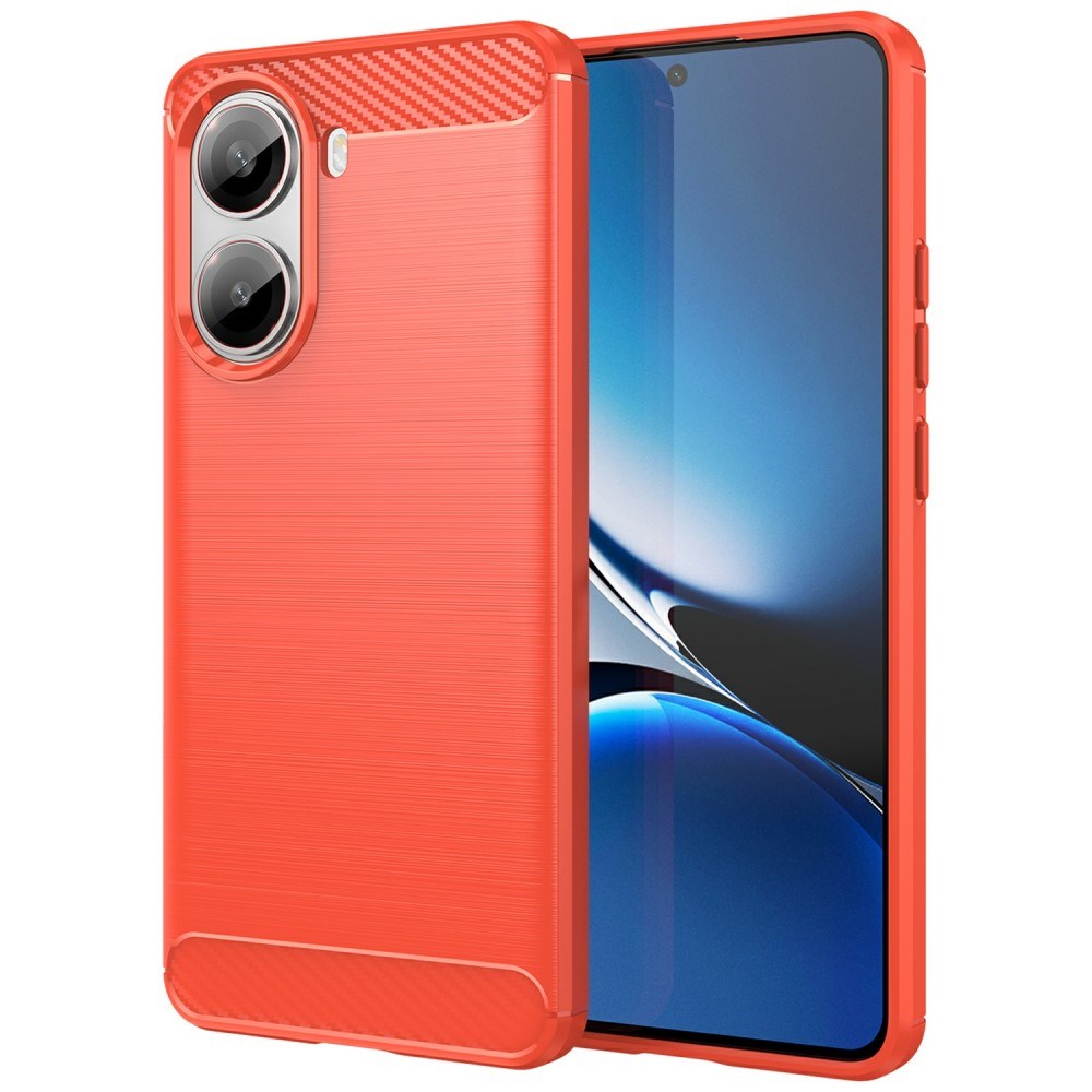 EIDERWOOD Xiaomi Poco X7 ProBrushed Carbon Case - Red