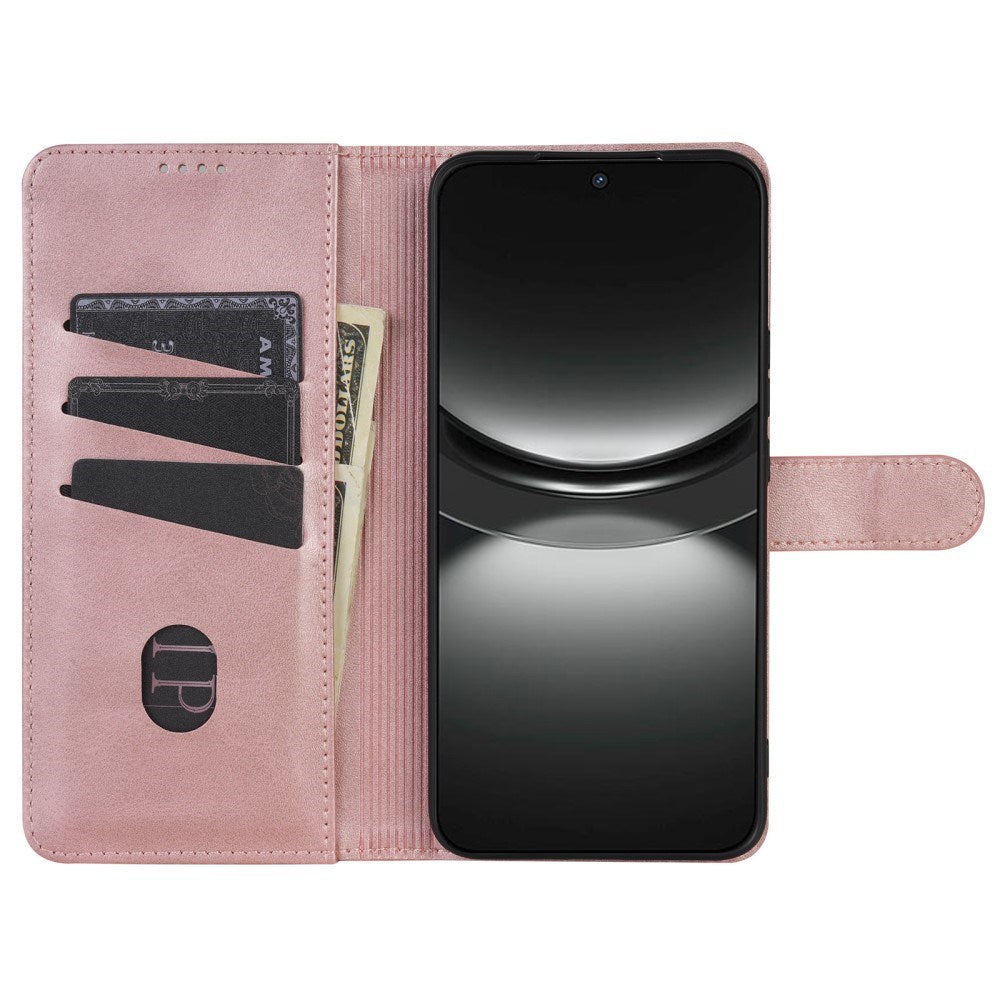 EIDERWOOD Xiaomi Poco X7 Pro Faux Leather Flip Case with Cardholder & Stand Function - Rose Gold