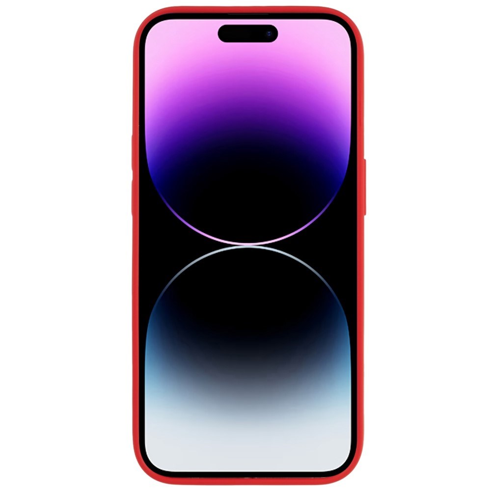 EIDERWOOD iPhone 14 Pro Max Lined Flexible Plastic Case - Red