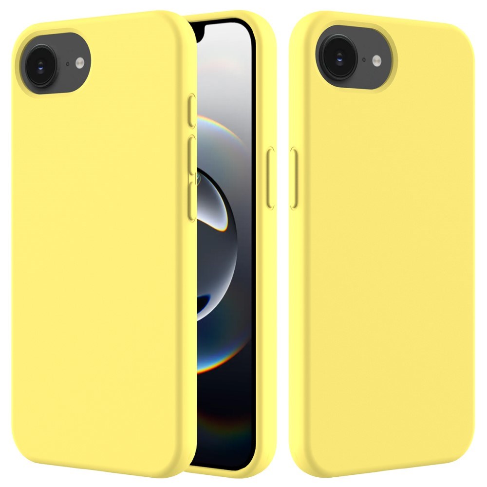 EIDERWOOD iPhone 16e Lined Silicone Case - Yellow