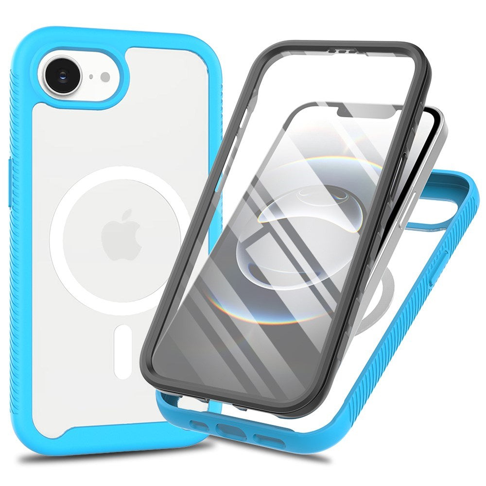 EIDERWOOD iPhone 17e / 16e 2-in-1 Case with Built-in Screen Protector - Blue