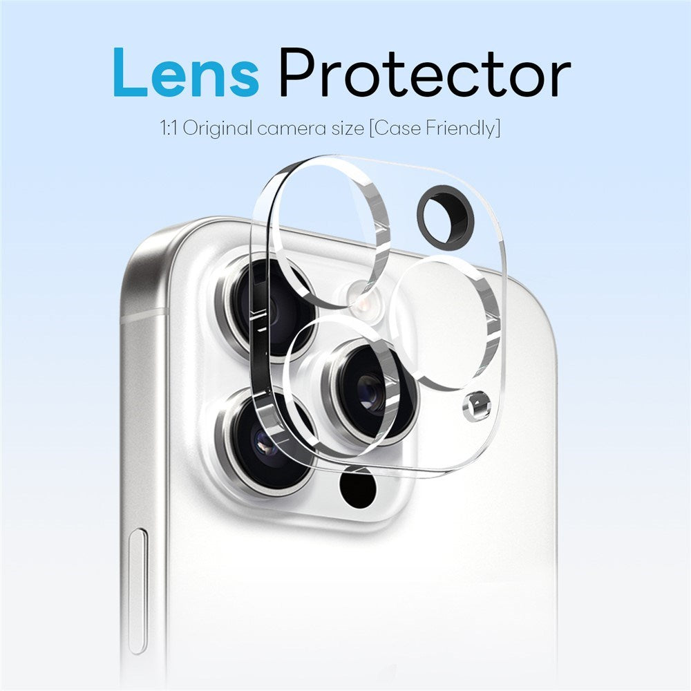 NORTHJO iPhone 16 Pro Max 360° Protection Set with Camera Lens Protection & Screen Protection & Hybrid Case - MagSafe Compatible - Transparent