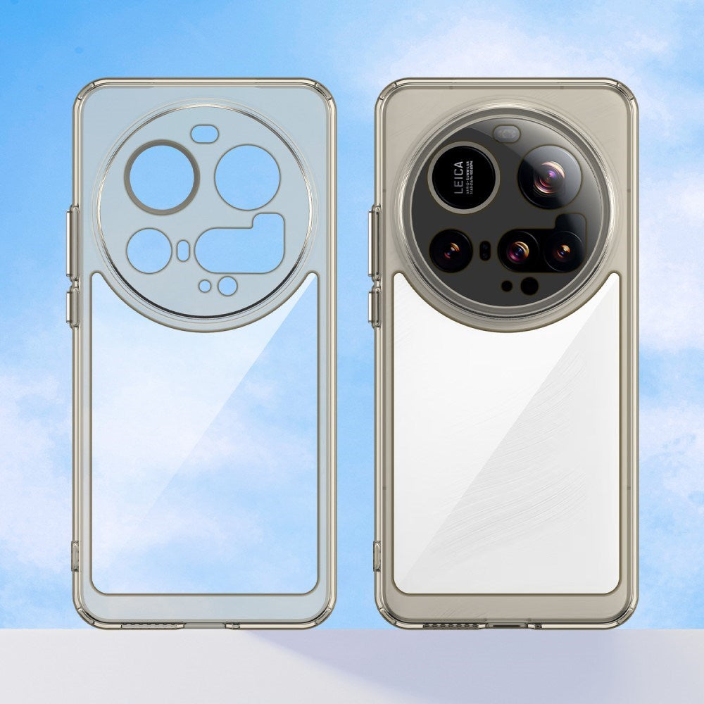 EIDERWOOD Xiaomi 15 Ultra Hybrid Plastic Case - Transparent / Grey
