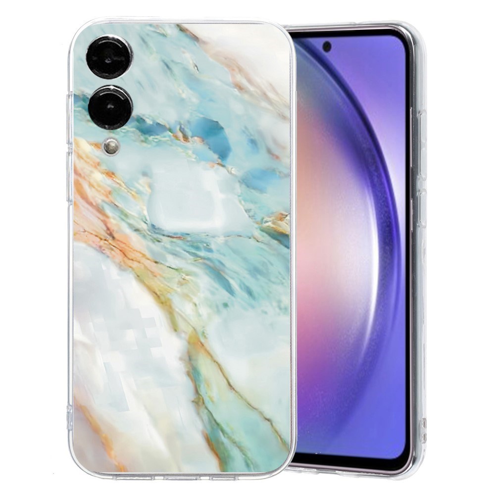 EIDERWOOD Samsung Galaxy S25 Edge Flexible Plastic Case with Motif - Transparent / Marble