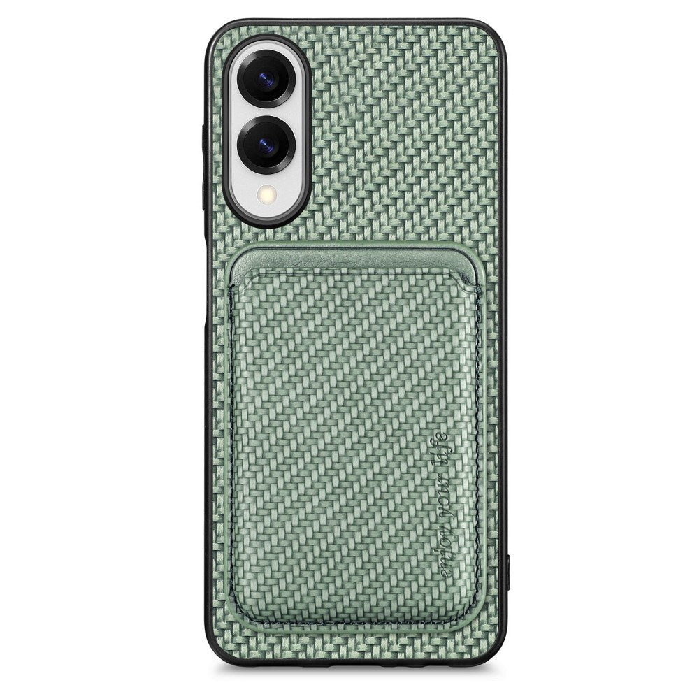 EIDERWOOD Samsung Galaxy S25 Edge Case with Removable Card Holder - Green