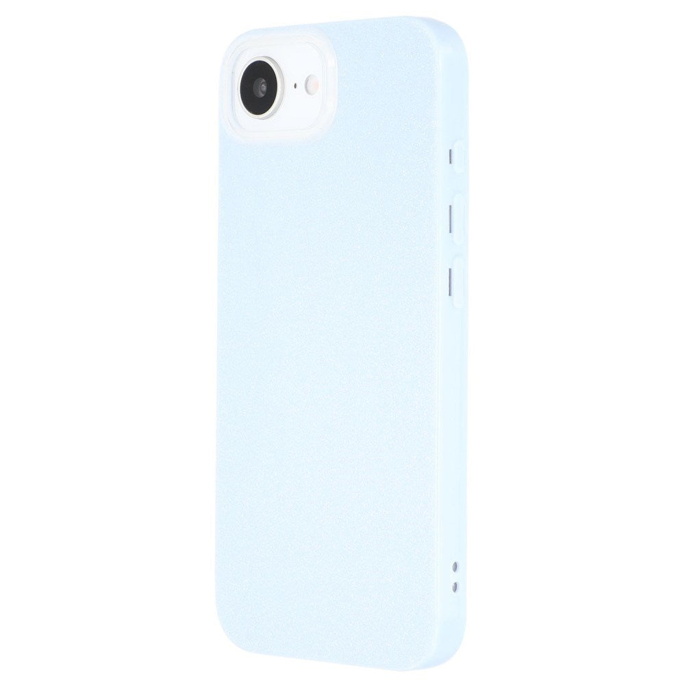 EIDERWOOD IPhone 16e Flexible Plastic Case with Glitter - Light Blue