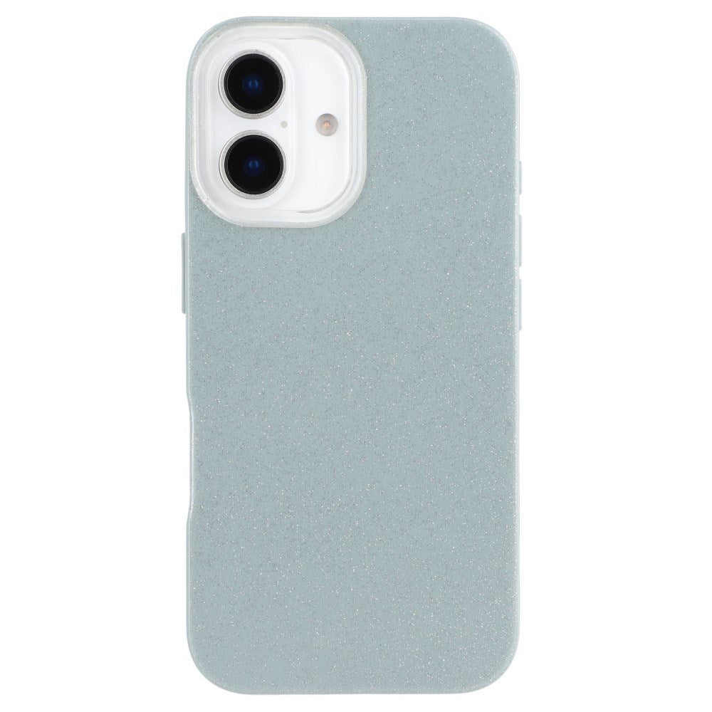 EIDERWOOD IPhone 16 Flexible Plastic Case with Glitter - Light Green