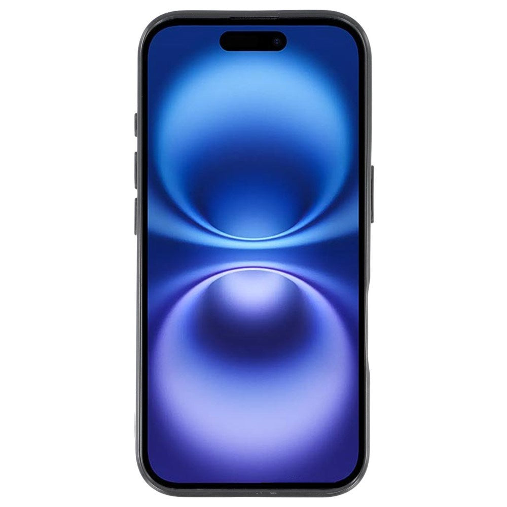 EIDERWOOD IPhone 16 Flexible Plastic Case with Glitter - Black