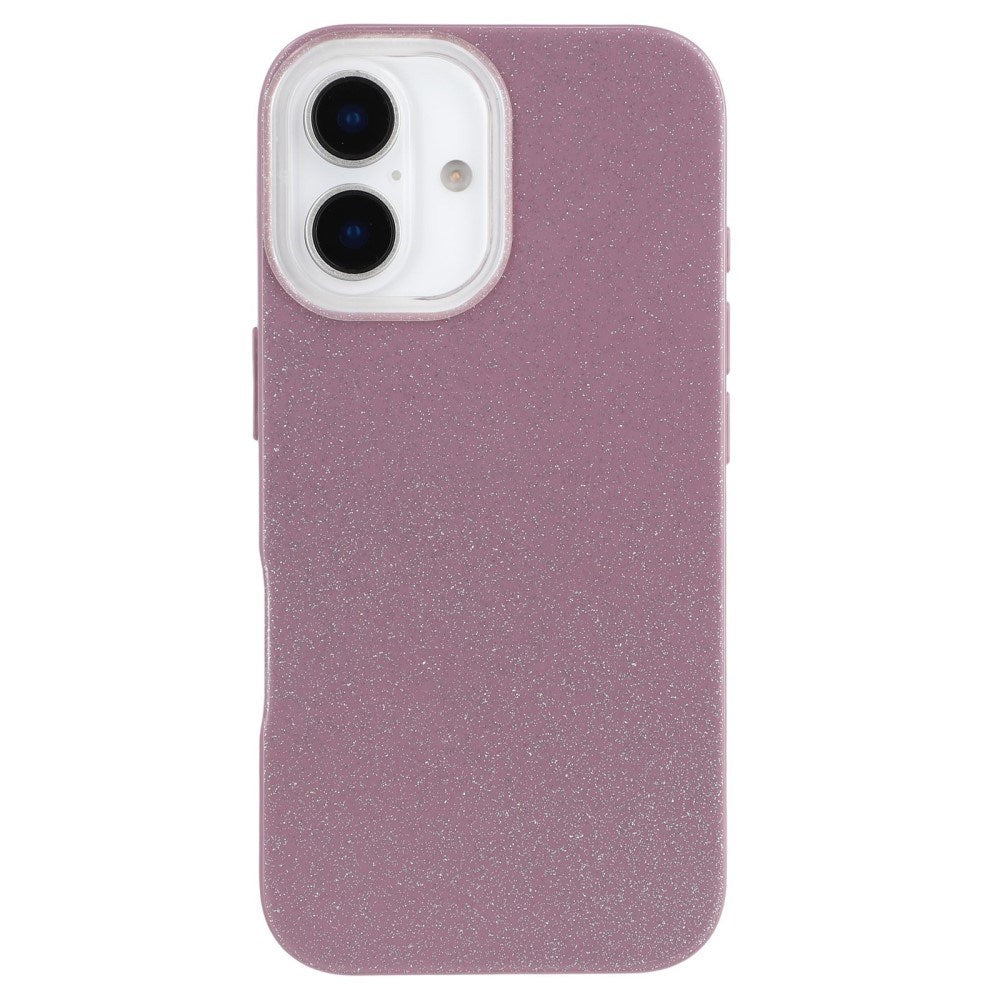 EIDERWOOD IPhone 16 Flexible Plastic Case with Glitter - Purple