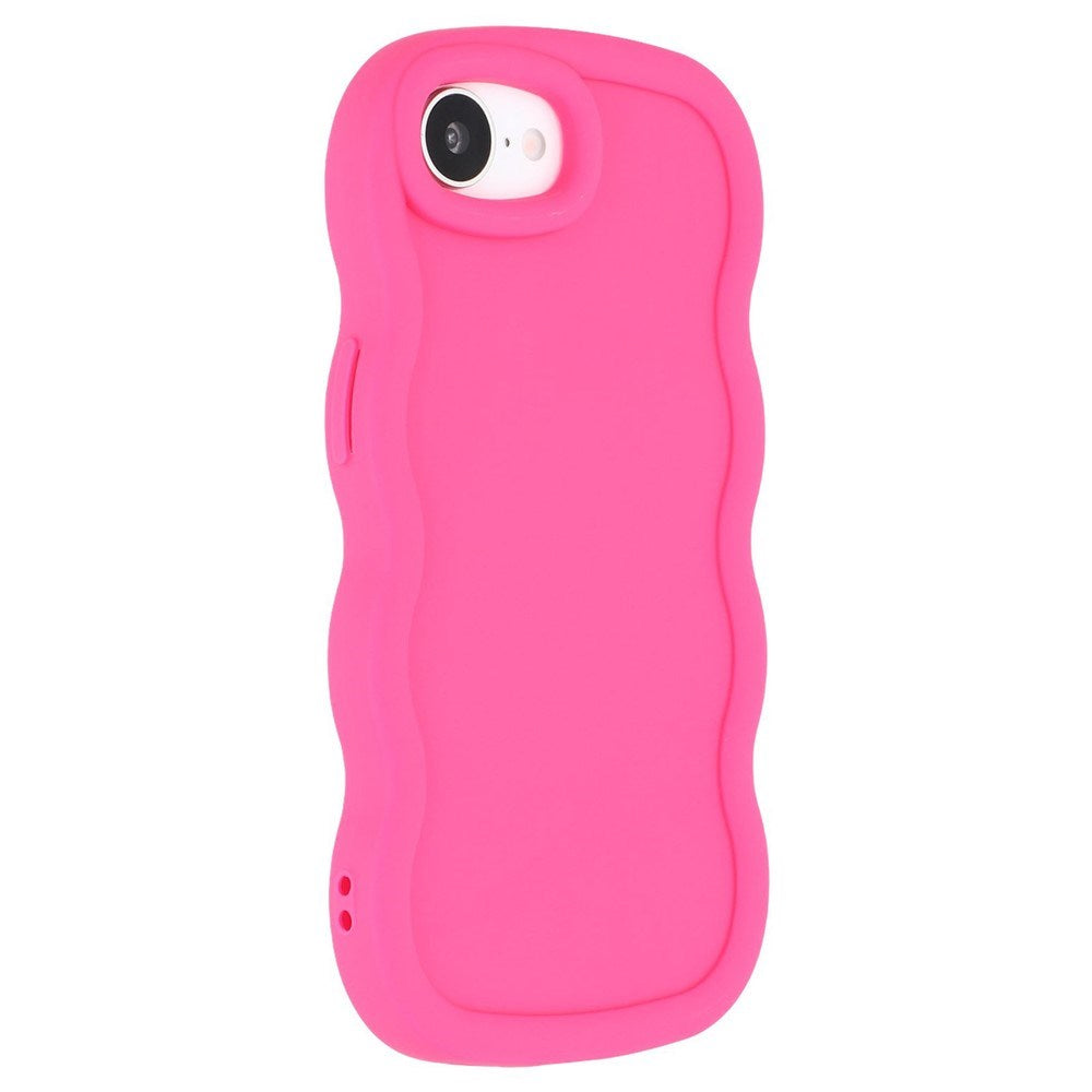 iPhone 16e EIDERWOOD Flexible Plastic Wavy Case - Pink