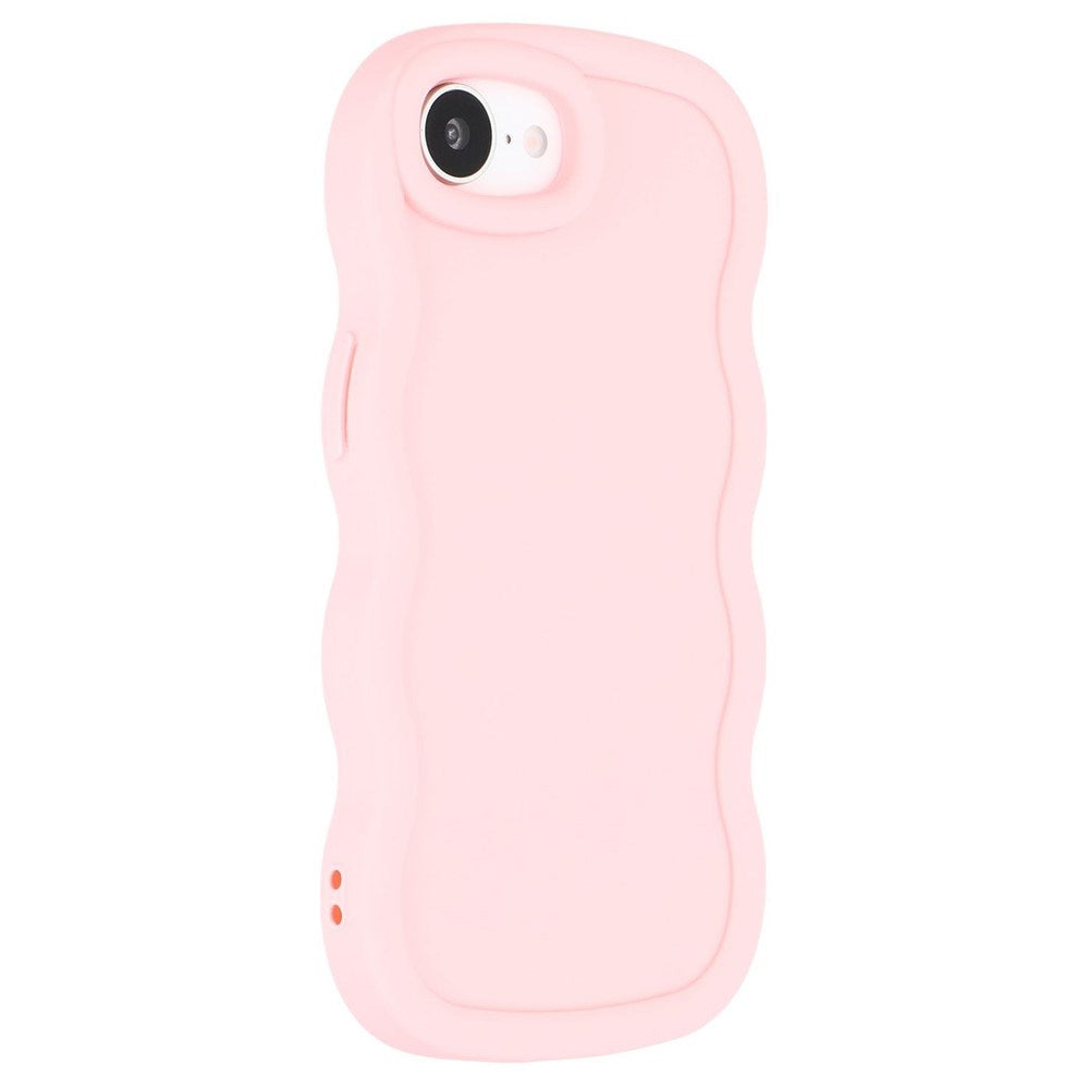 iPhone 16e EIDERWOOD Flexible Plastic Wavy Case - Light Pink