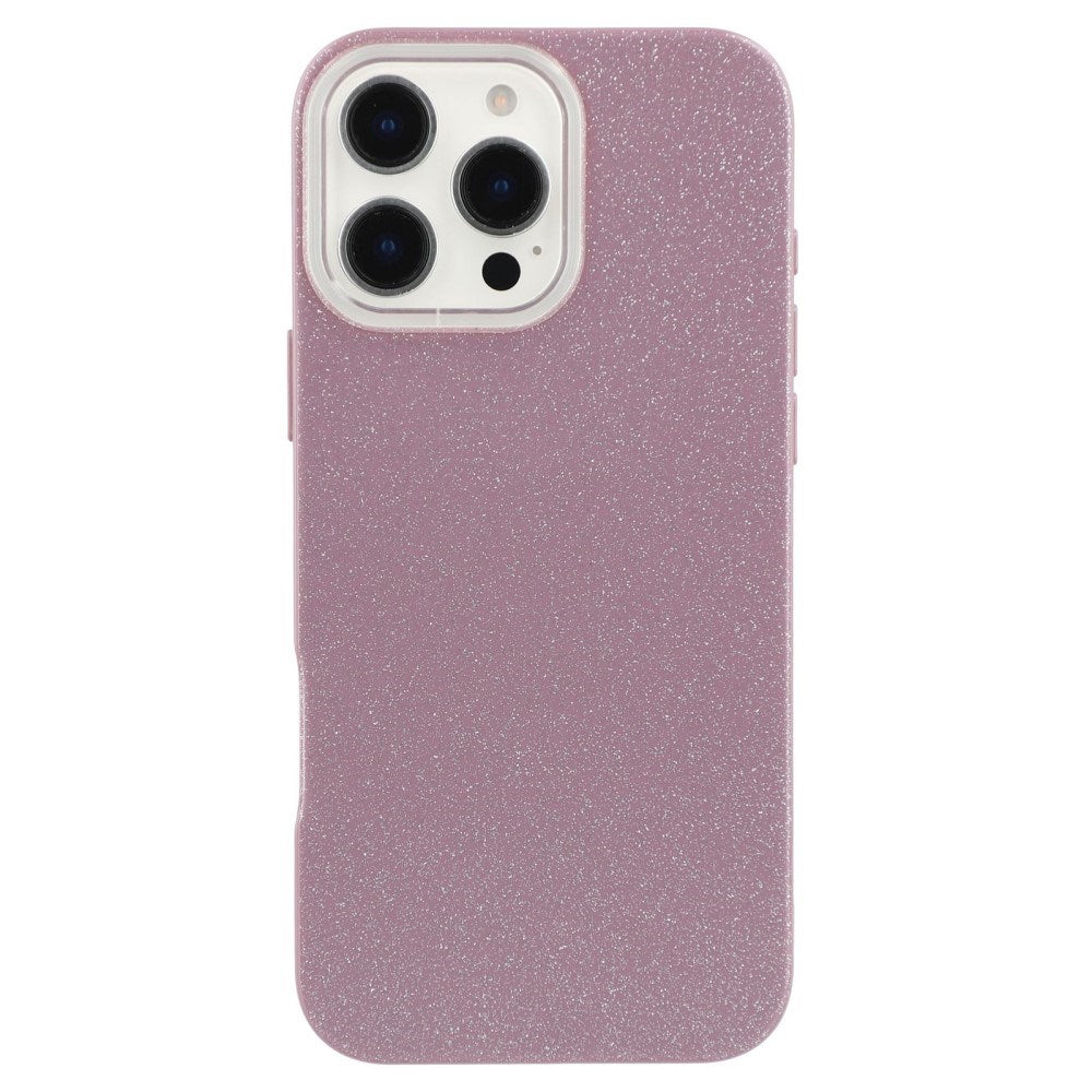 EIDERWOOD IPhone 16 Pro Flexible Plastic Case with Glitter - Purple