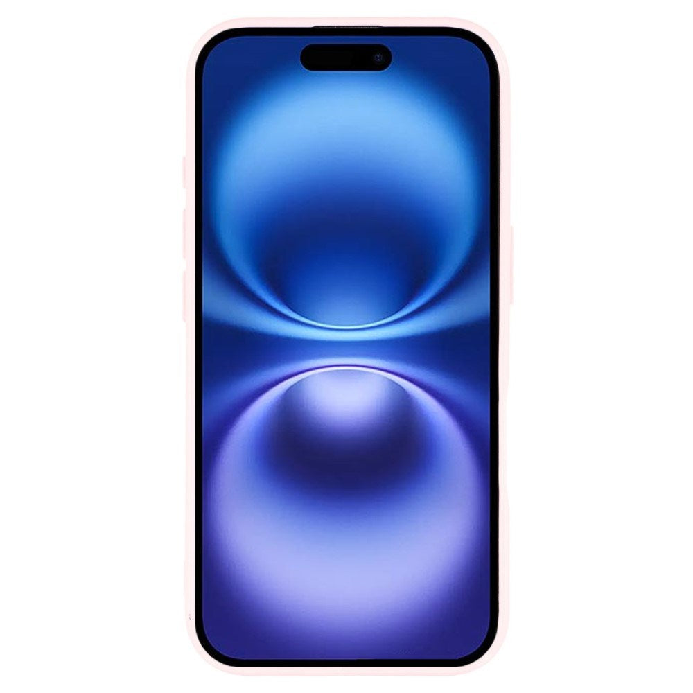 EIDERWOOD IPhone 16 Pro Flexible Plastic Case with Glitter - Pink