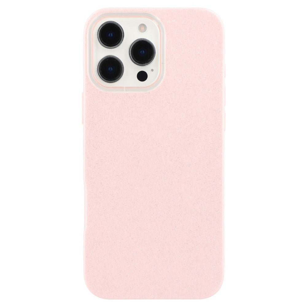 EIDERWOOD IPhone 16 Pro Flexible Plastic Case with Glitter - Pink