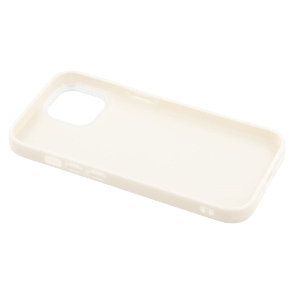 EIDERWOOD iPhone 14 / 13 Flexible Plastic Case with Glitter - White