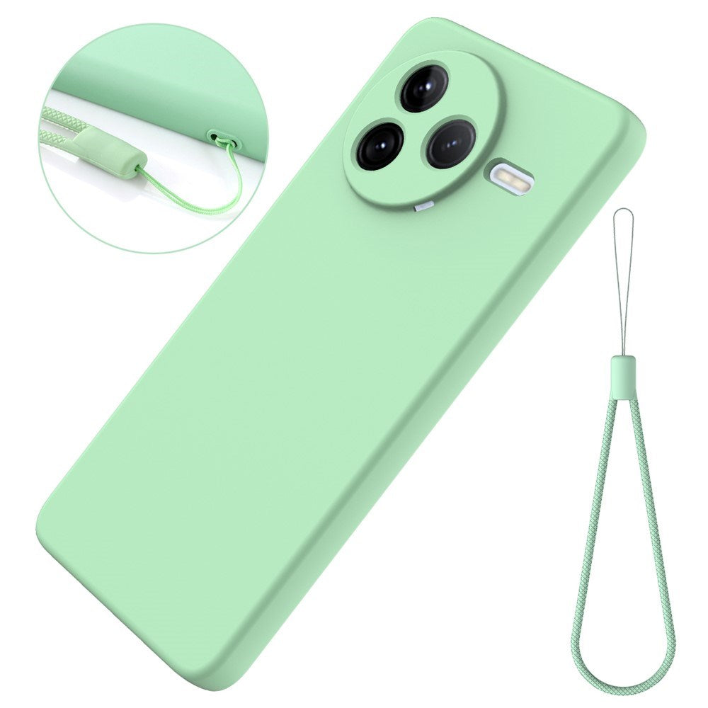 Xiaomi Poco F7 Pro EIDERWOOD Silicone Case with Strap - Green