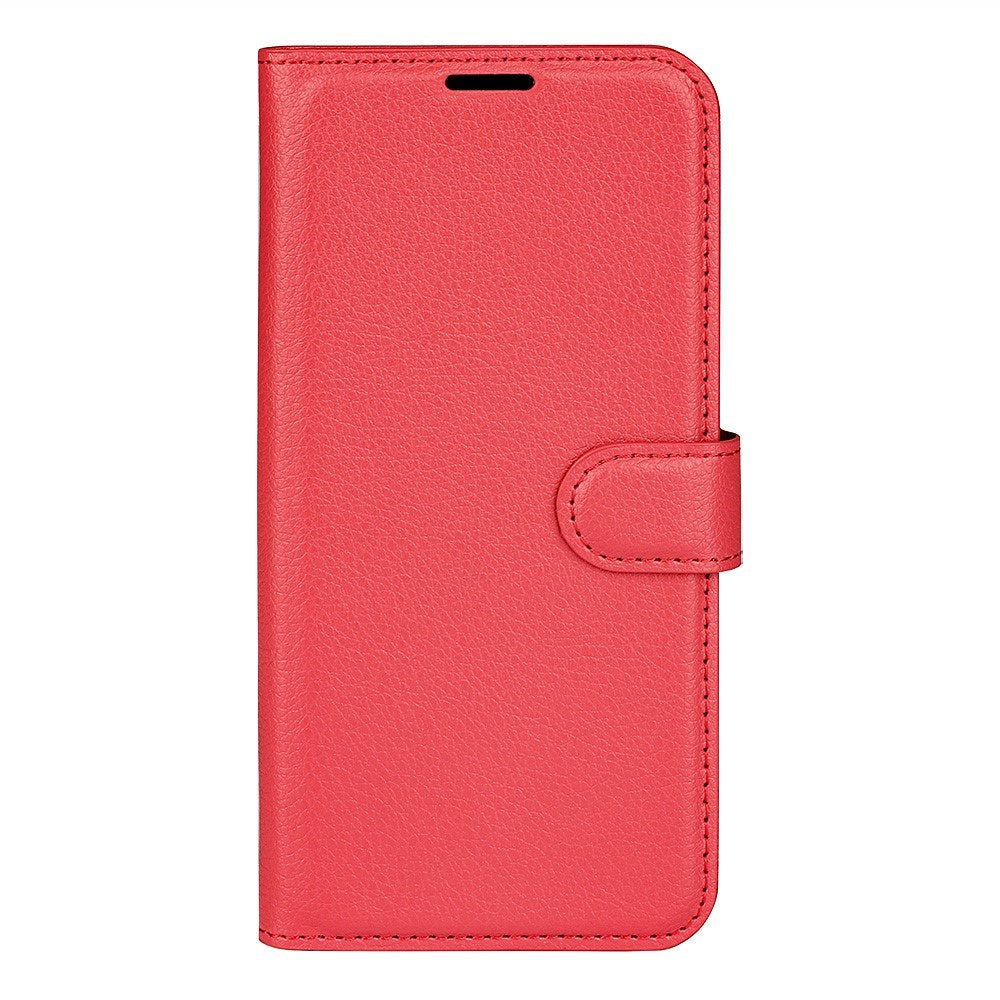 EIDERWOOD Nothing Phone (3a) Pro Faux Leather Flip Case with Cardholder & Stand Function - Red