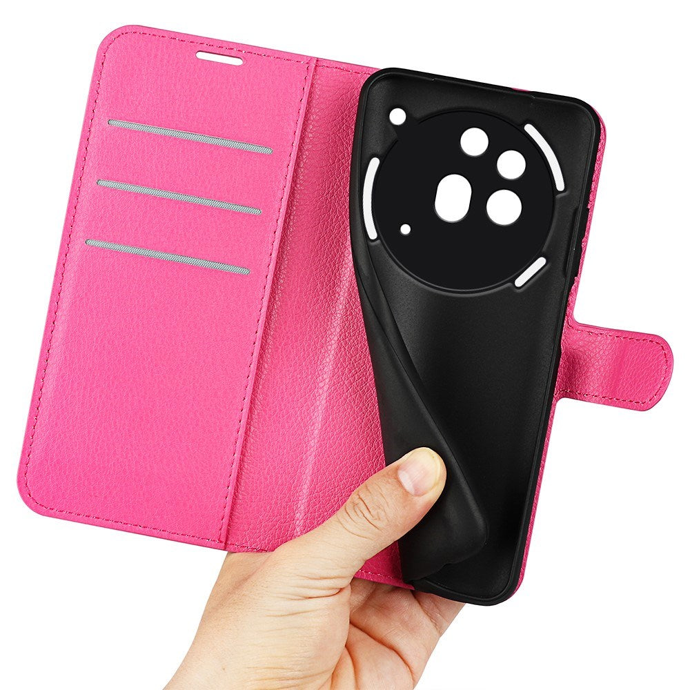 EIDERWOOD Nothing Phone (3a) Pro Faux Leather Flip Case with Cardholder & Stand Function - Hot Pink