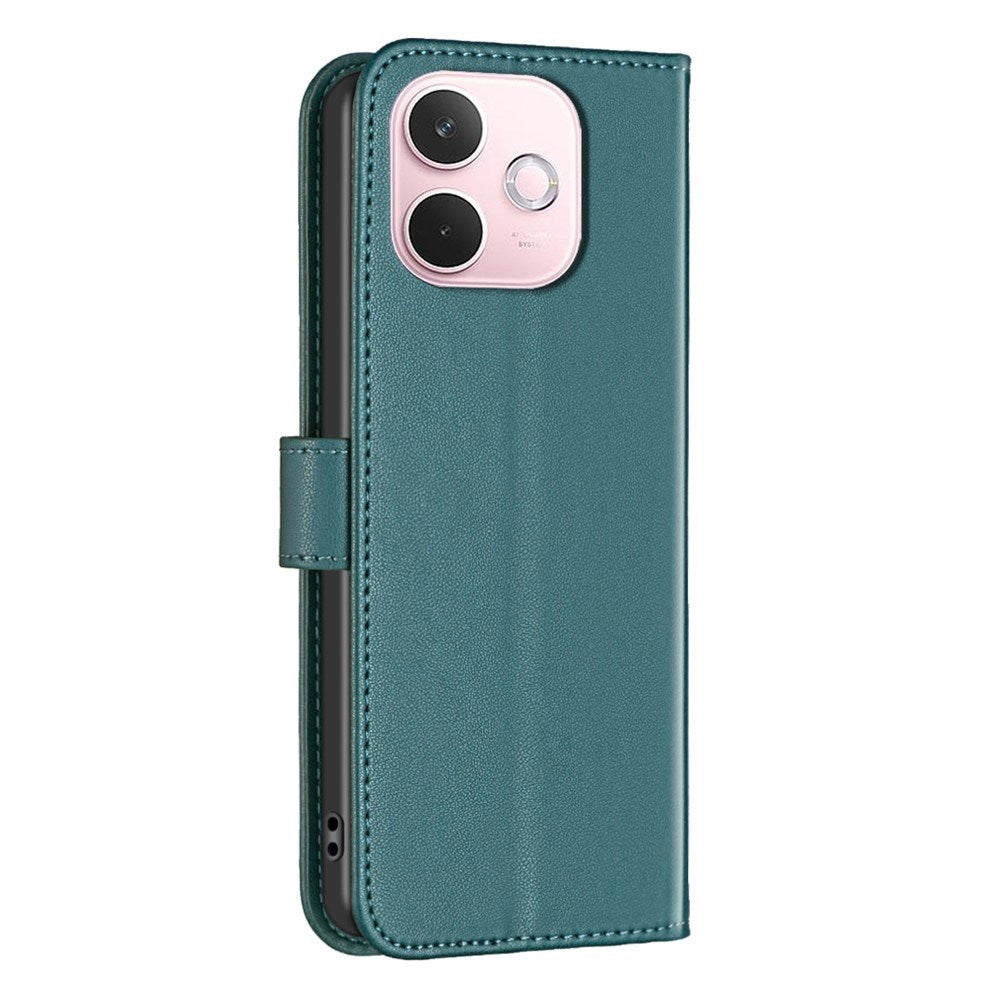 Oppo A5 Pro (4G / 5G) BINFEN Faux Leather Flip Case with Card Holder & Stand Function - Green