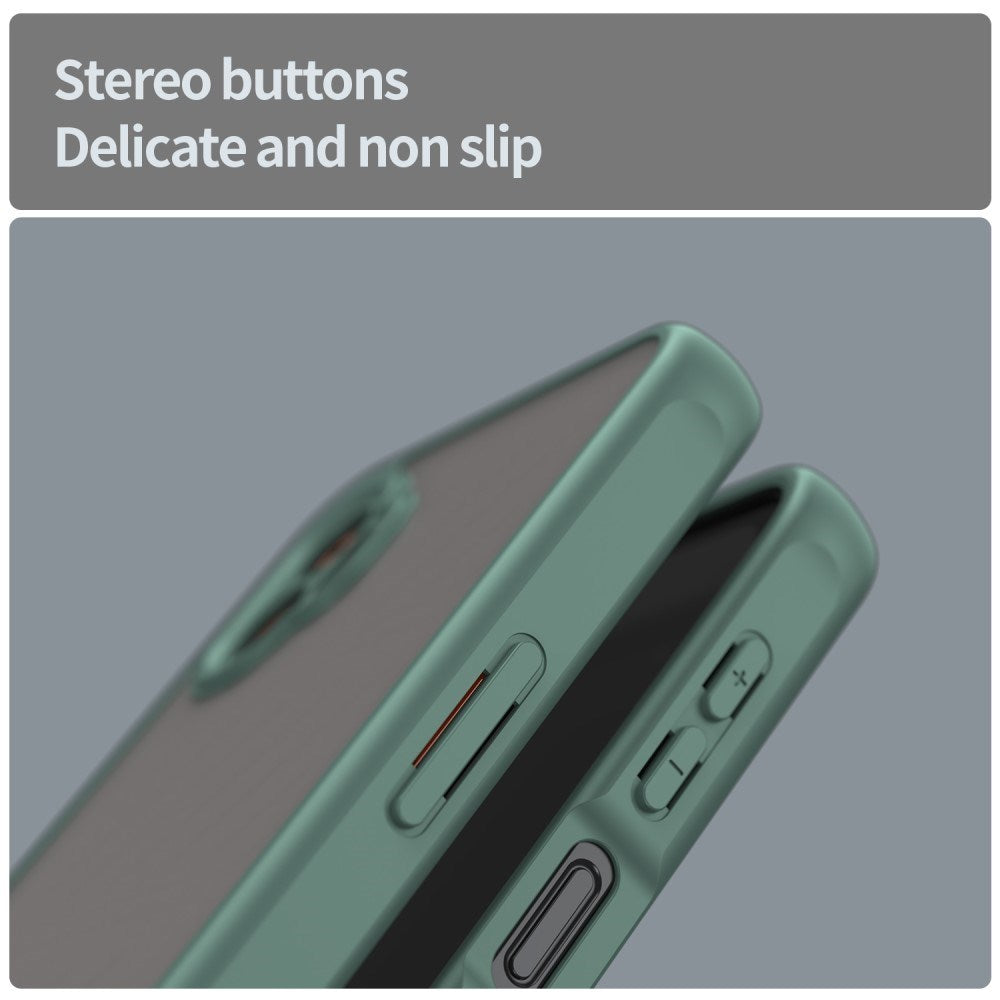 EIDERWOOD Samsung Galaxy Xcover 7 Pro Hybrid Plastic Case with Matte Back - Transparent / Green