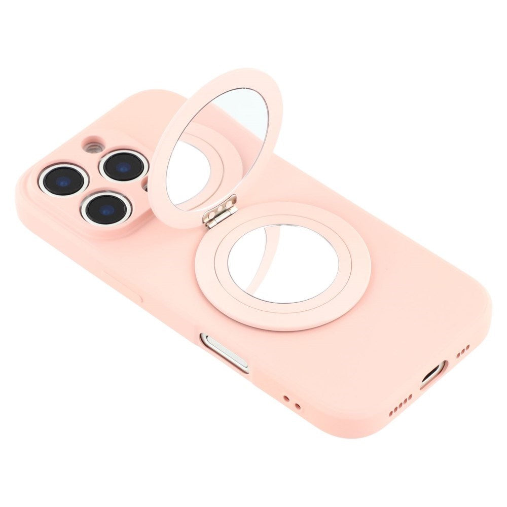 EIDERWOOD iPhone 16 Pro Hybrid Case incl. Kickstand with Mirror - Pink