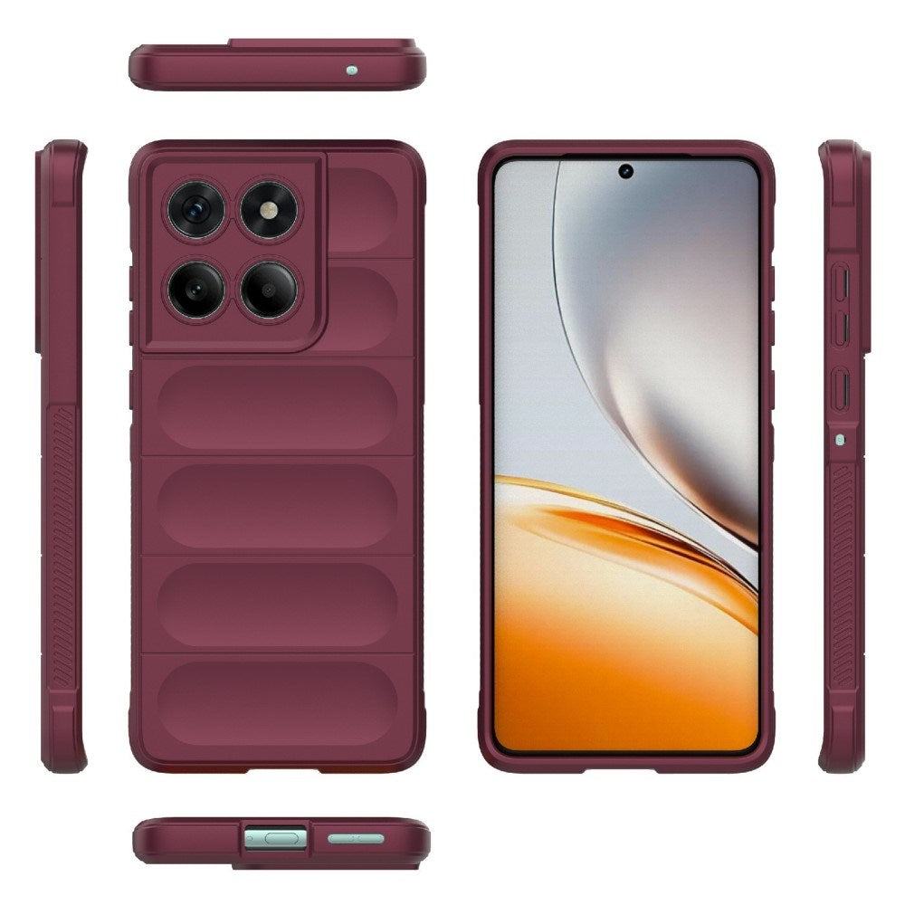 EIDERWOOD Motorola Edge 60 Fusion Flexible Plastic Case - Dark Red