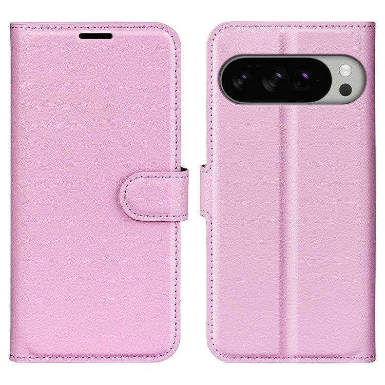 EIDERWOOD Google Pixel 10 Pro XL Faux Leather Flip Case with Cardholder & Stand Function - Pink