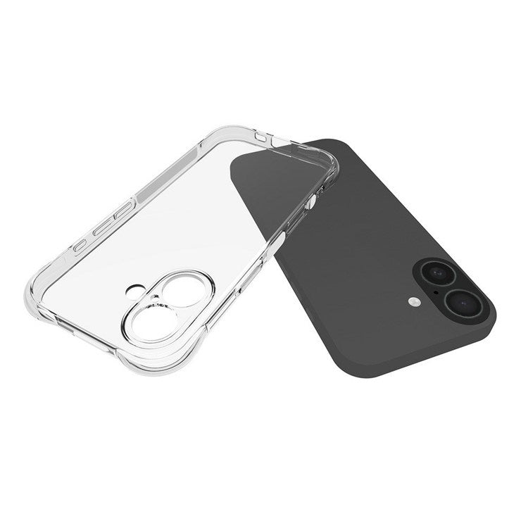 EIDERWOOD iPhone 17 Flexible Plastic Case with Reinforced Corners - Transparent