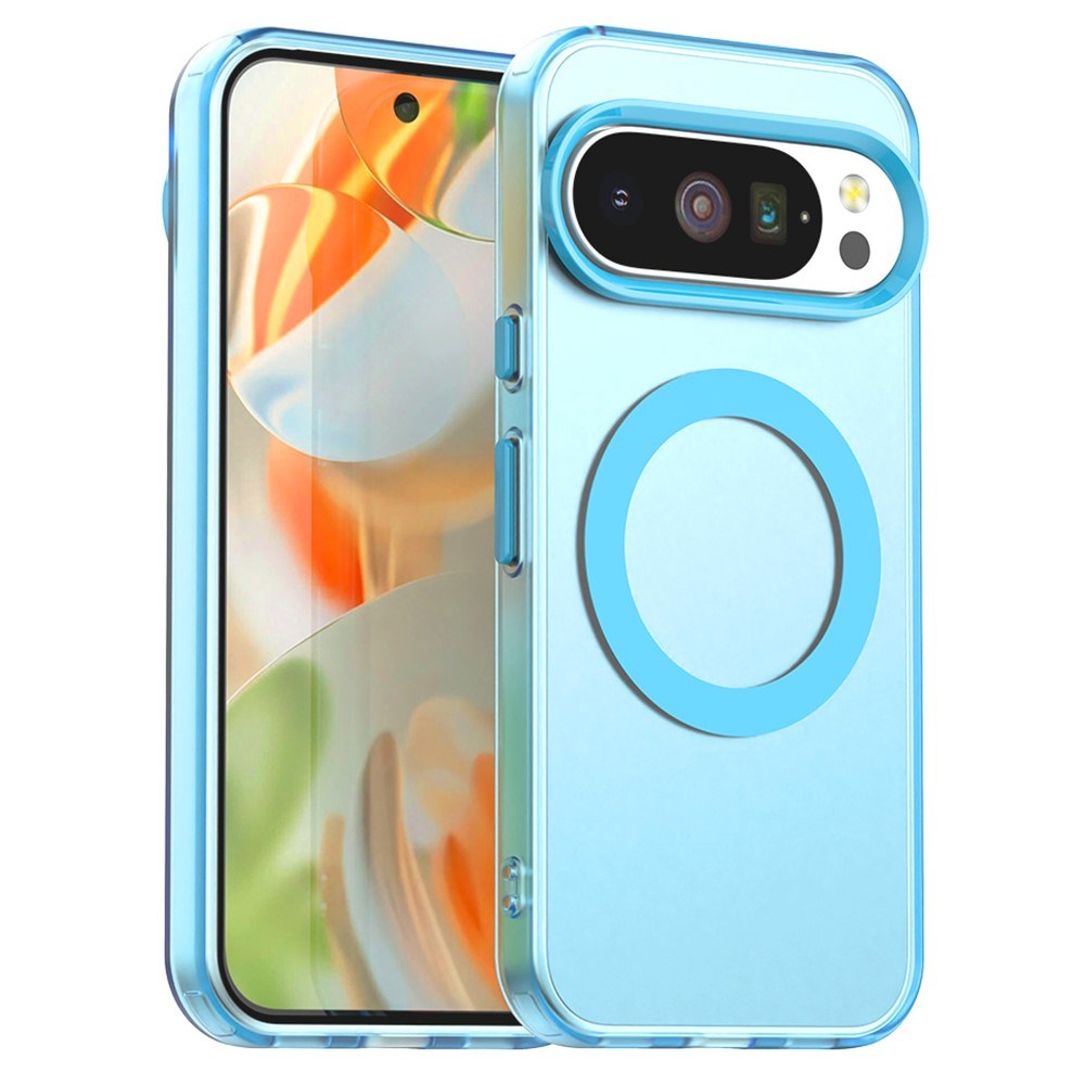 EIDERWOOD Google Pixel 10 / 10 Pro Hybrid Plastic Case - MagSafe Compatible - Transparent / Blue