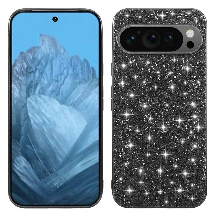 EIDERWOOD Google Pixel 10 / 10 Pro Glitter Case - Black
