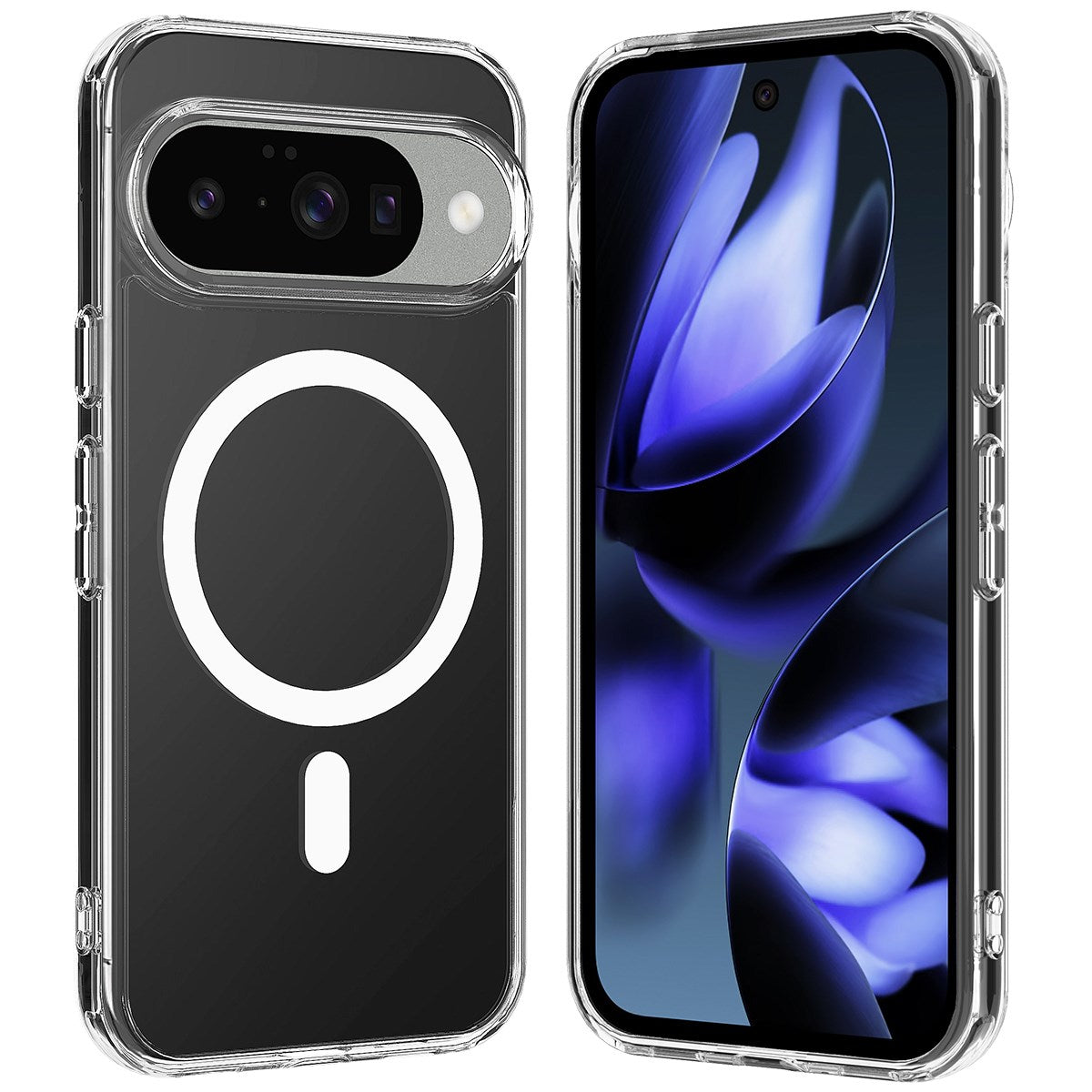 EIDERWOOD Google Pixel 10 Hybrid Plastic Case - MagSafe Compatible - Transparent